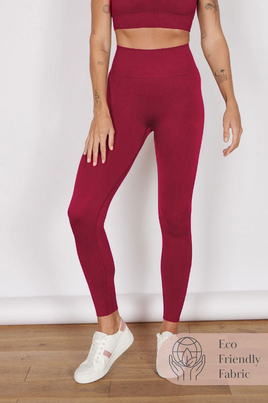 Jeetly.comPiper Magenta Petite Seam Free Sports LeggingsActivewear