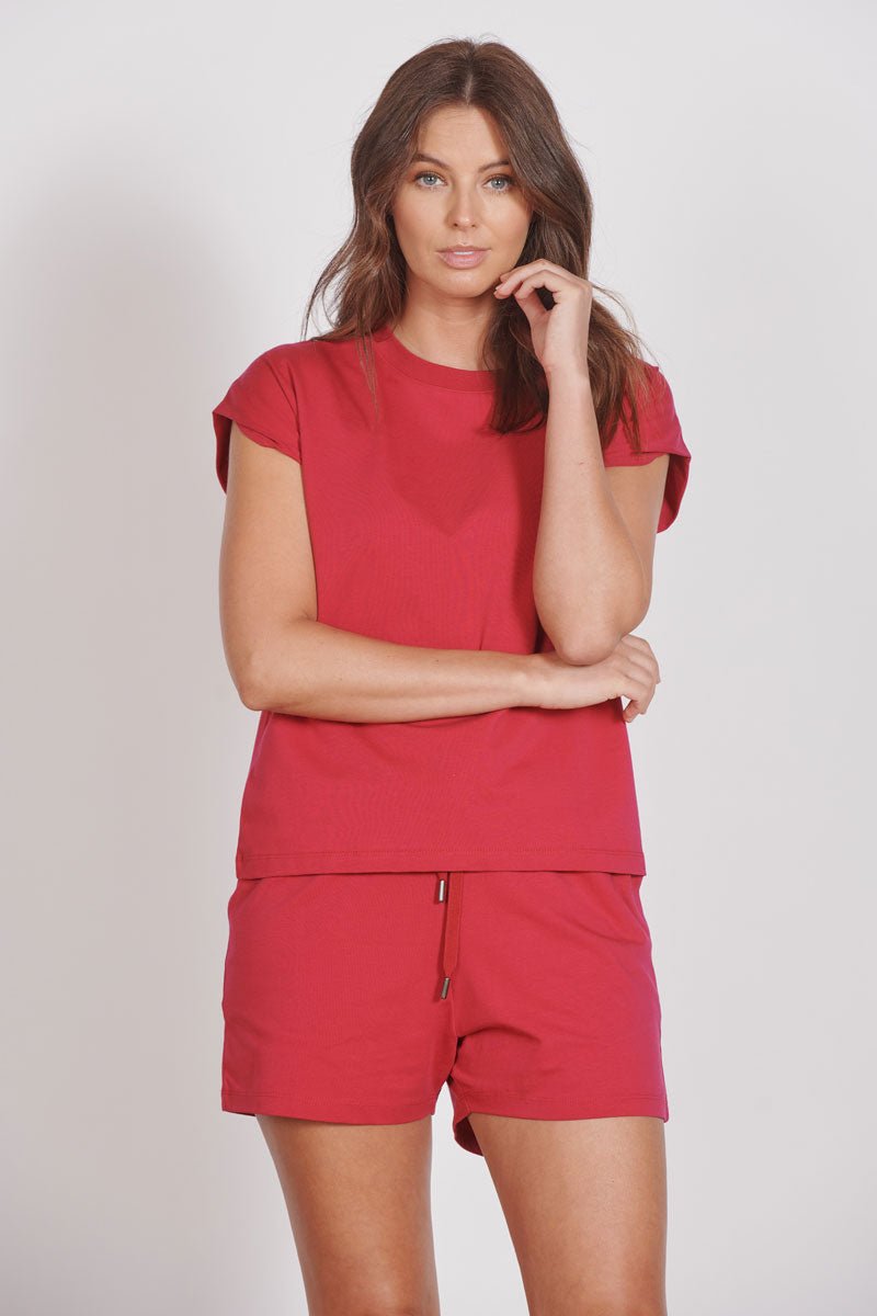 Jeetly.comAmber Magenta Loungewear Soft Touch ShortsLoungewear