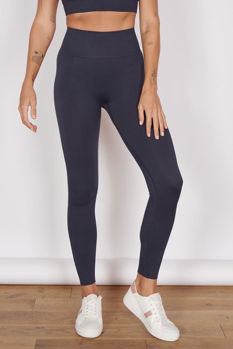 JOYSPELS WOMENS THERMAL Leggings With Pockets, Navy Size S £17.50